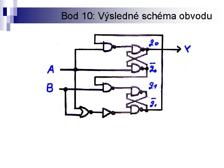 Bod 10: Výsledné schéma obvodu 