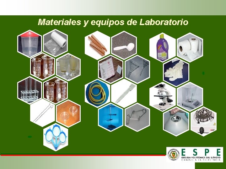 Materiales y equipos de Laboratorio 