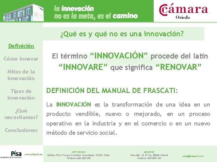 ¿Qué es y qué no es una innovación? Definición Cómo innovar Mitos de la