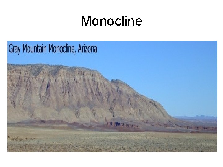 Monocline 