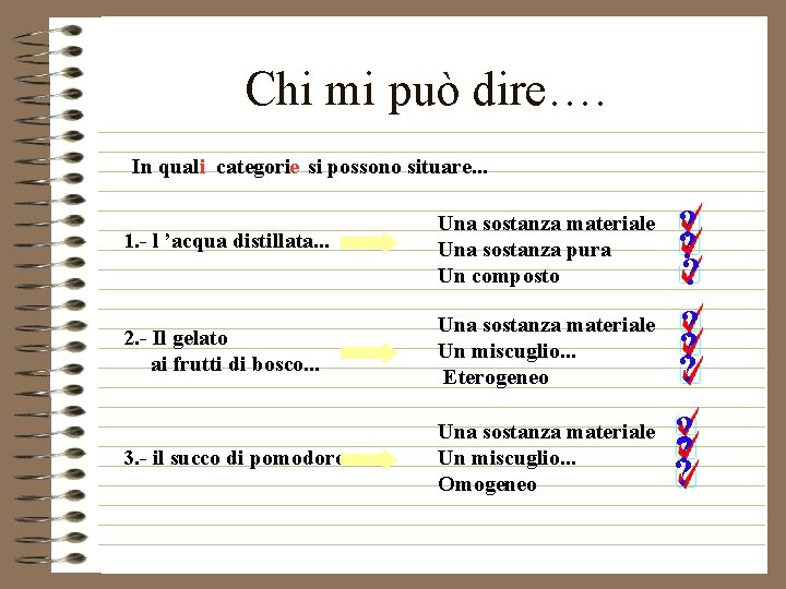 Chi mi può dire…. In qual categori si possono situare. . . i e