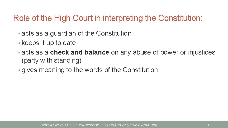 Interpret High Court Role Class What Are The Advisory Functions Of