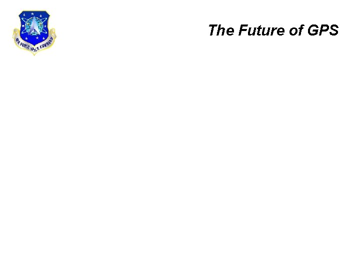 The Future of GPS 21/02/2021 