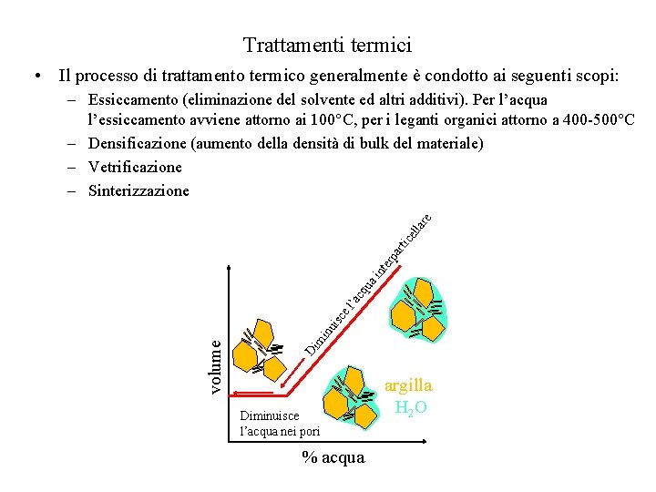 Trattamenti termici • Il processo di trattamento termico generalmente è condotto ai seguenti scopi: