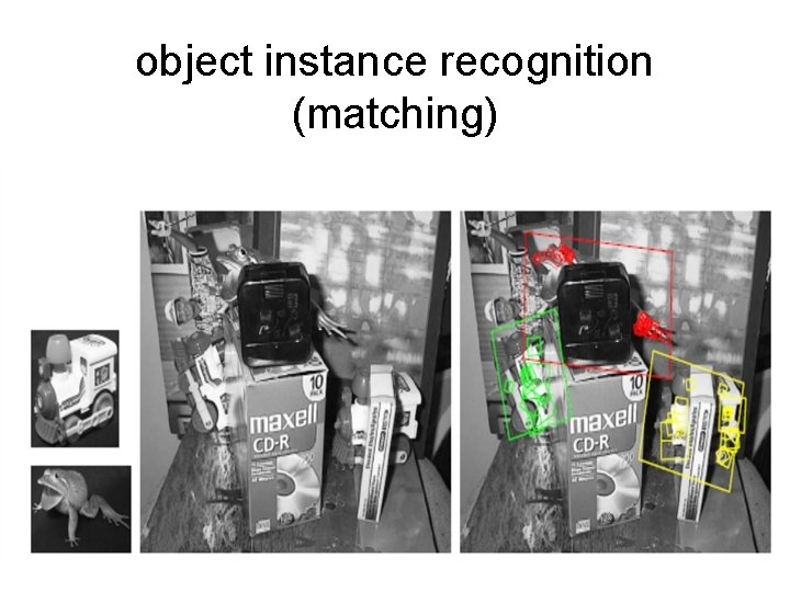 object instance recognition (matching) object instance recognition (matching)