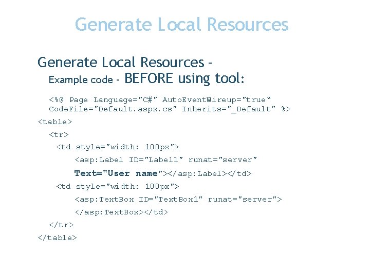 I 18 N Internationalization In Asp Net 2