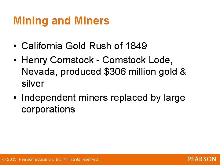 Mining and Miners • California Gold Rush of 1849 • Henry Comstock - Comstock Mining and Miners • California Gold Rush of 1849 • Henry Comstock - Comstock