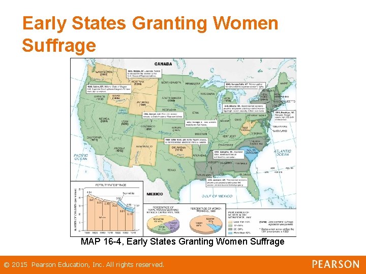 Early States Granting Women Suffrage MAP 16 -4, Early States Granting Women Suffrage © Early States Granting Women Suffrage MAP 16 -4, Early States Granting Women Suffrage ©