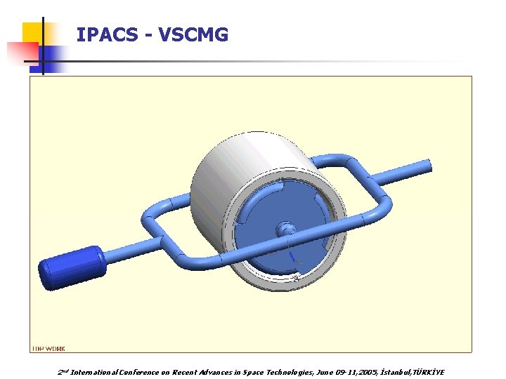 IPACS - VSCMG 2 nd International Conference on Recent Advances in Space Technologies, June