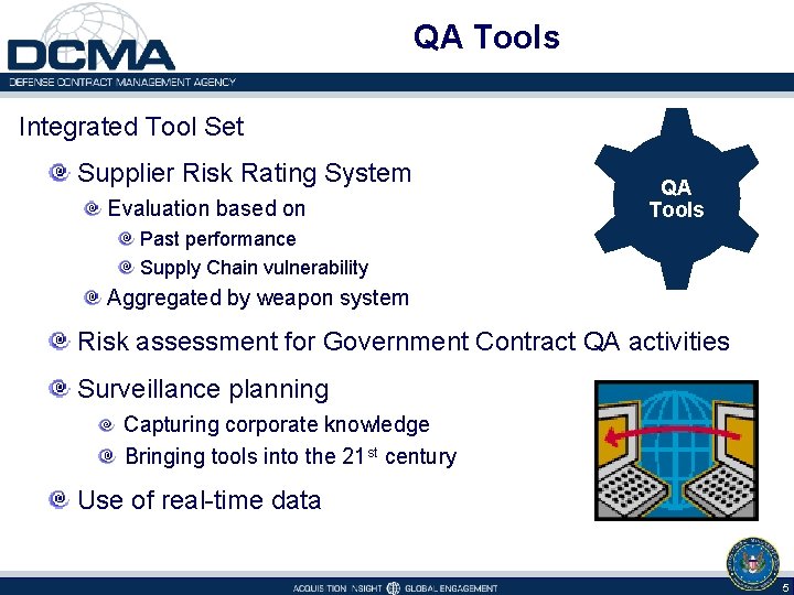 QA Tools Integrated Tool Set Supplier Risk Rating System Evaluation based on QA Tools