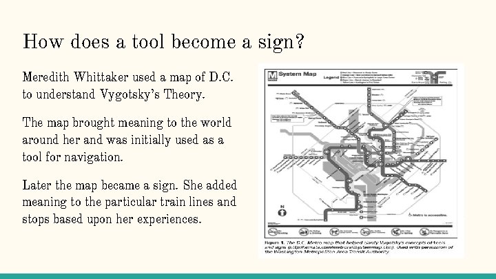 How does a tool become a sign? Meredith Whittaker used a map of D.