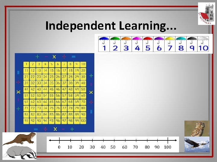 Independent Learning. . . 