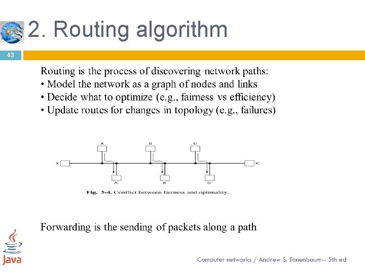 2. Routing algorithm 43 