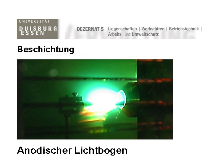 Beschichtung Anodischer Lichtbogen 