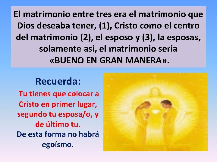 El matrimonio entre tres era el matrimonio que Dios deseaba tener, (1), Cristo como El matrimonio entre tres era el matrimonio que Dios deseaba tener, (1), Cristo como