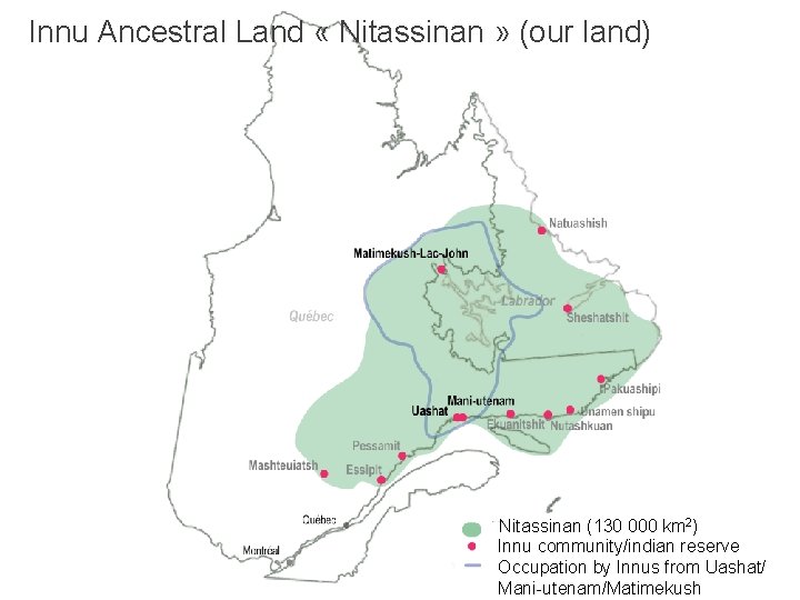 Innu Colonization Representations of Territory and Identity Markers in Innu