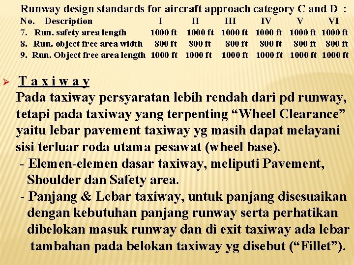 LESSON 5 LAPANGAN TERBANG Materi Perencanaan Lapangan Terbang