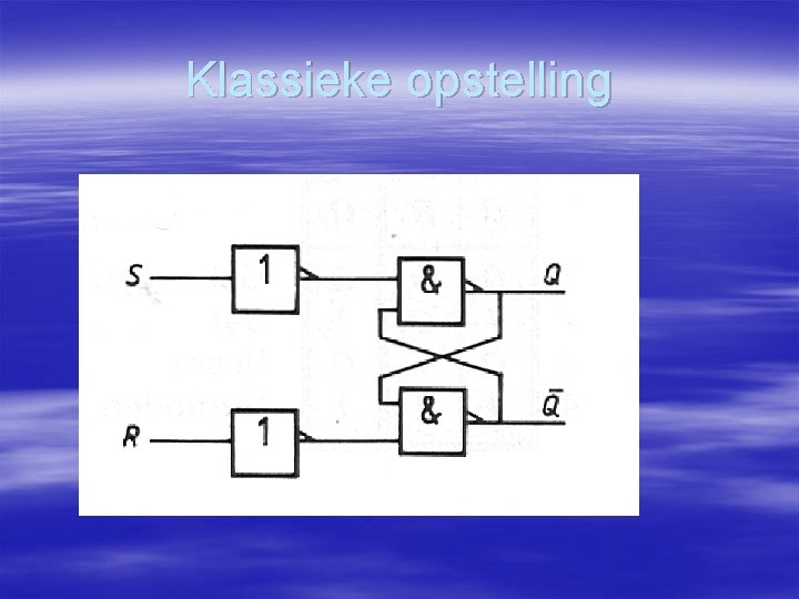 Klassieke opstelling 