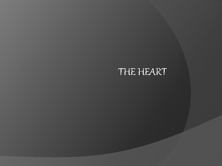 THE HEART 