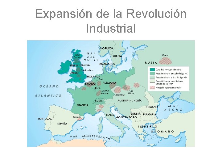 Expansión de la Revolución Industrial 