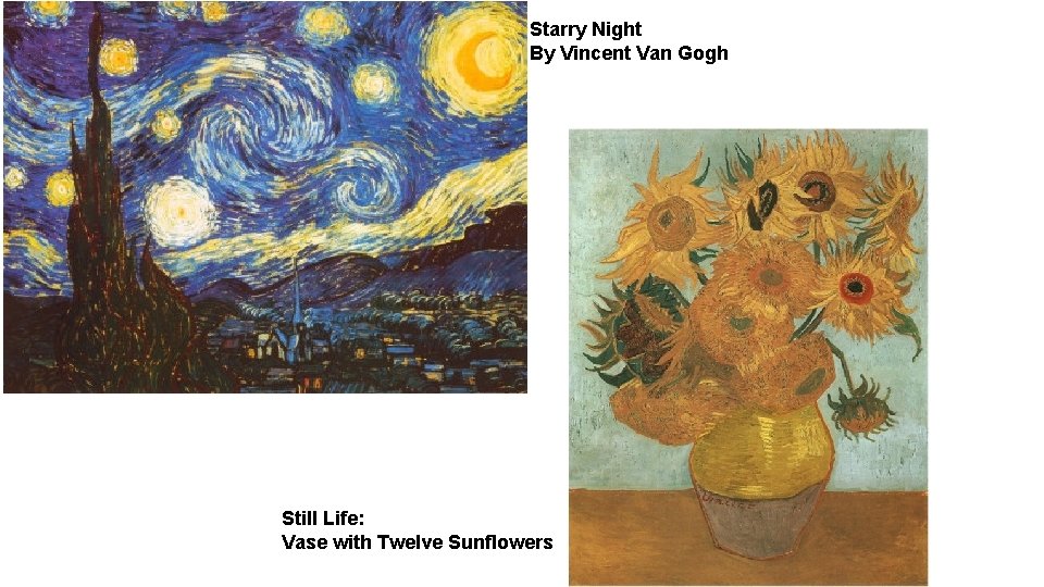 Starry Night By Vincent Van Gogh Still Life: Vase with Twelve Sunflowers 