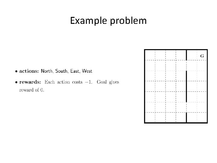 Example problem 