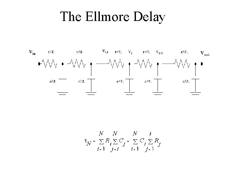 The Ellmore Delay 