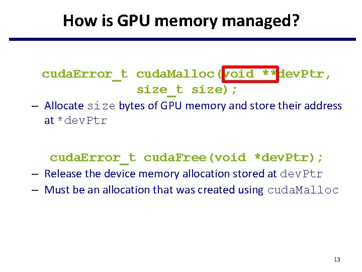managed cuda
