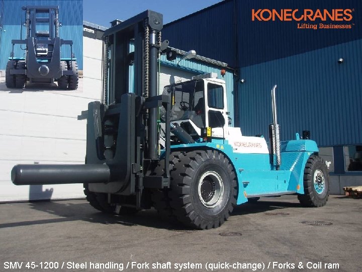 SMV 45 -1200 / Steel handling / Fork shaft system (quick-change) / Forks &