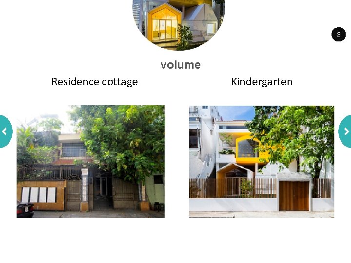 Company name Company slogan here 3 volume Residence cottage Kindergarten 