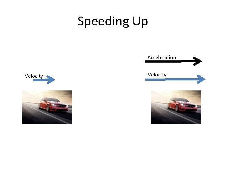 Speeding Up Acceleration Velocity 