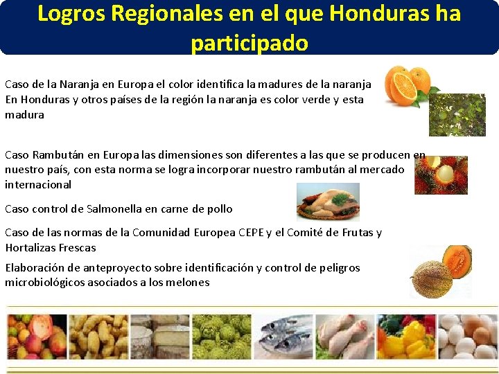 Logros Regionales en el que Honduras ha participado Caso de la Naranja en Europa