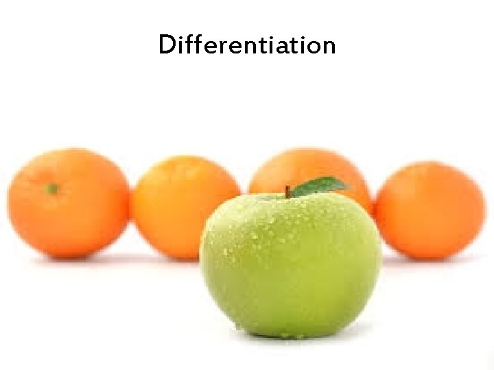 Differentiation 