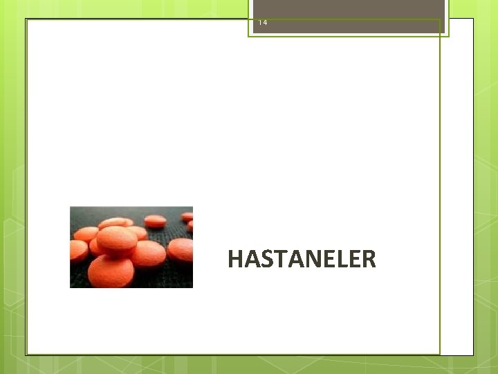 14 HASTANELER 