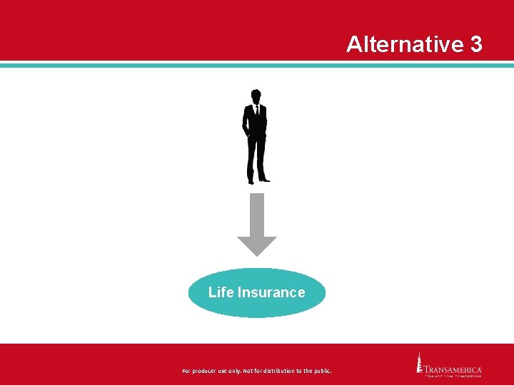 Alternative 3 Life Insurance For producer use only. Not for distribution to the public.