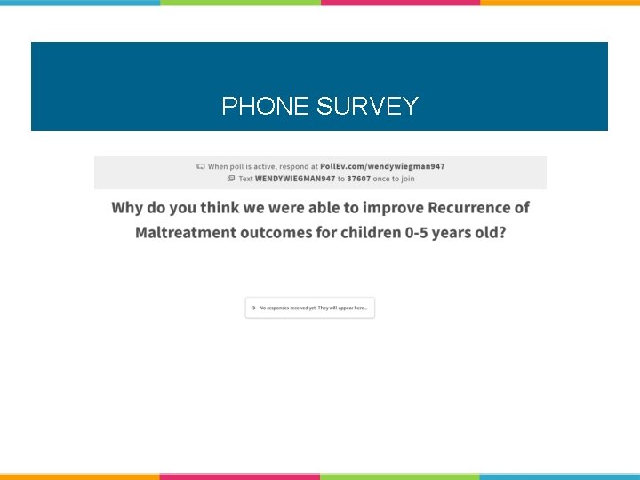 PHONE SURVEY 