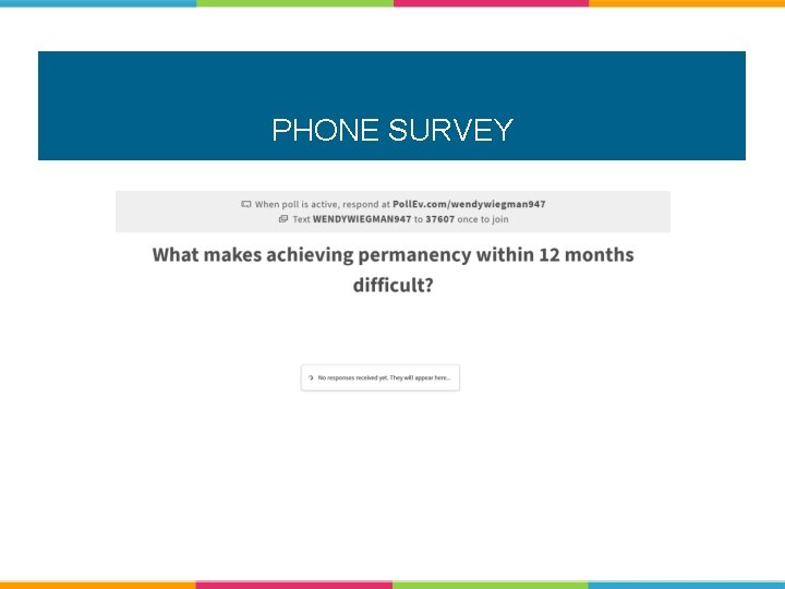 PHONE SURVEY 