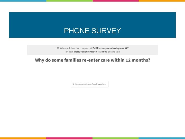 PHONE SURVEY 