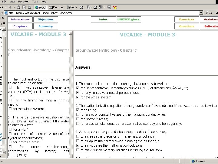 Vicaire Project October 2003 Faculté ENAC – Environnement Naturel, Architectural et Construit School of