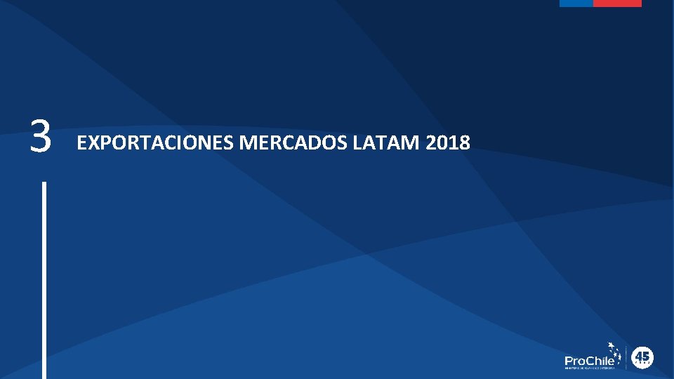 3 EXPORTACIONES MERCADOS LATAM 2018 