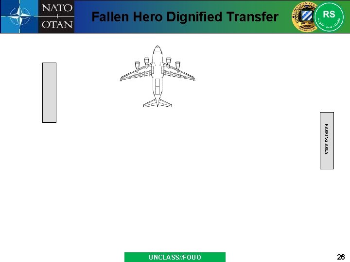 Fallen Hero Dignified Transfer PARKING AREA UNCLASS//FOUO 26 
