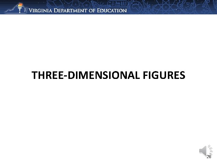 THREE-DIMENSIONAL FIGURES 28 