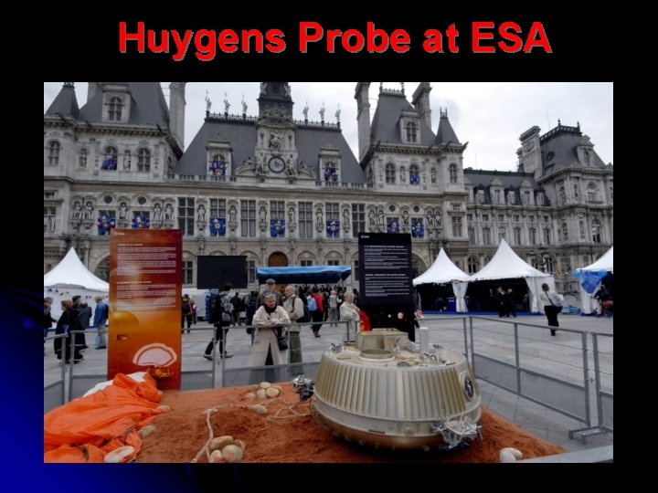 Huygens Probe at ESA 
