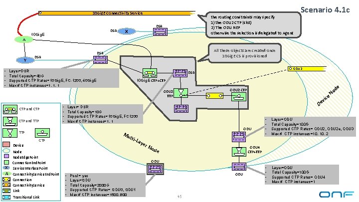 10 Gig. E Connectivity Service DSR 10 Gig. E the routing constraints may specify