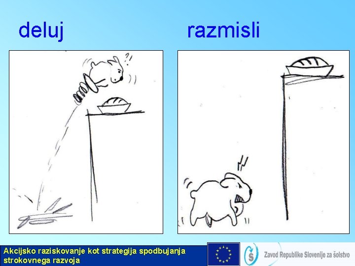 deluj Akcijsko raziskovanje kot strategija spodbujanja strokovnega razvoja razmisli 