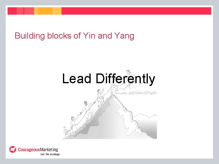 Building blocks of Yin and Yang Lead Differently 