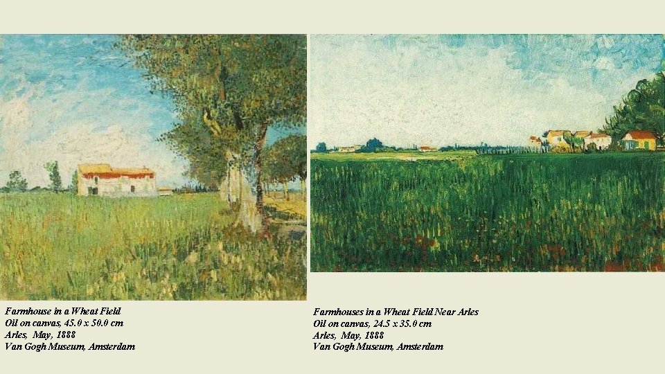 Farmhouse in a Wheat Field Oil on canvas, 45. 0 x 50. 0 cm