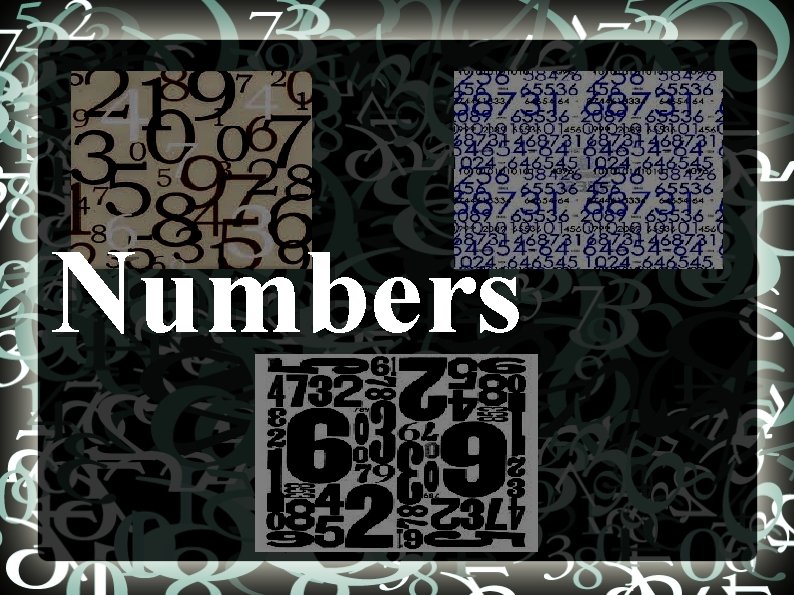 Numbers 