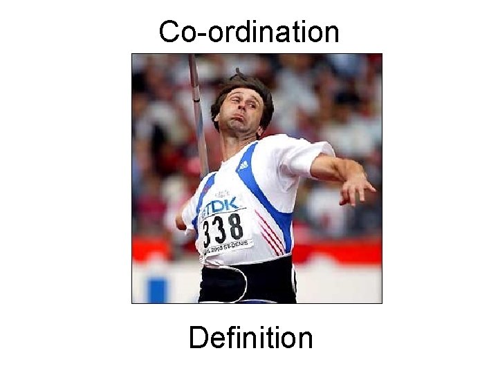 Co-ordination Definition 