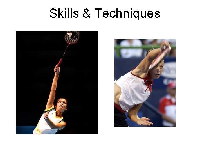 Skills & Techniques 